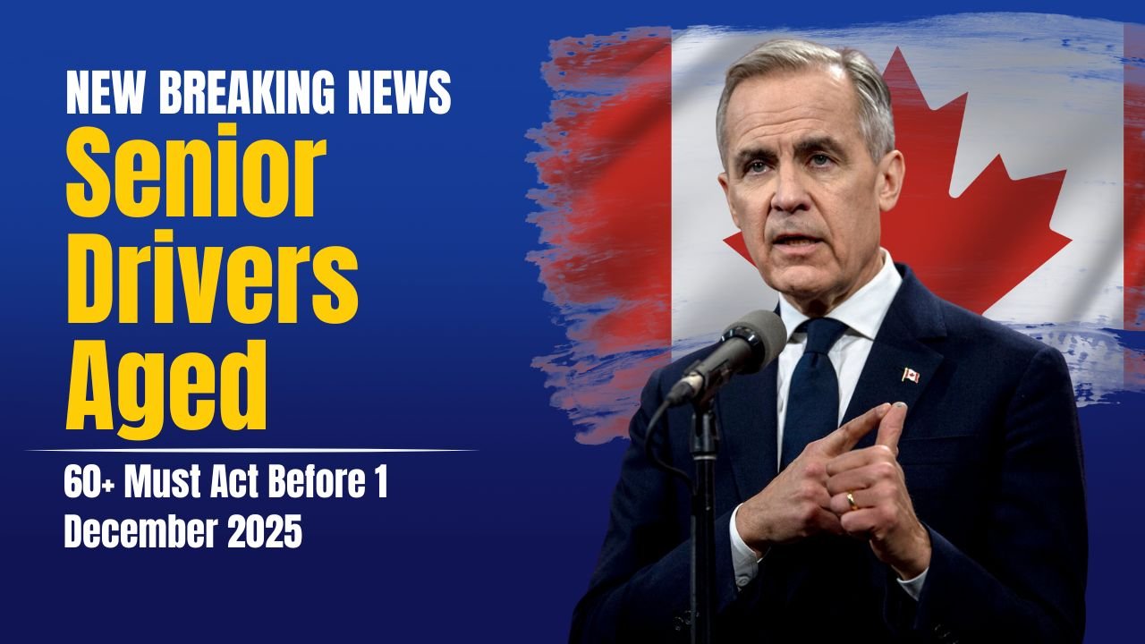 Senior Drivers Aged 60+ Must Act Before 1 December 2025 to Meet Canada’s New Licence Testing Rules