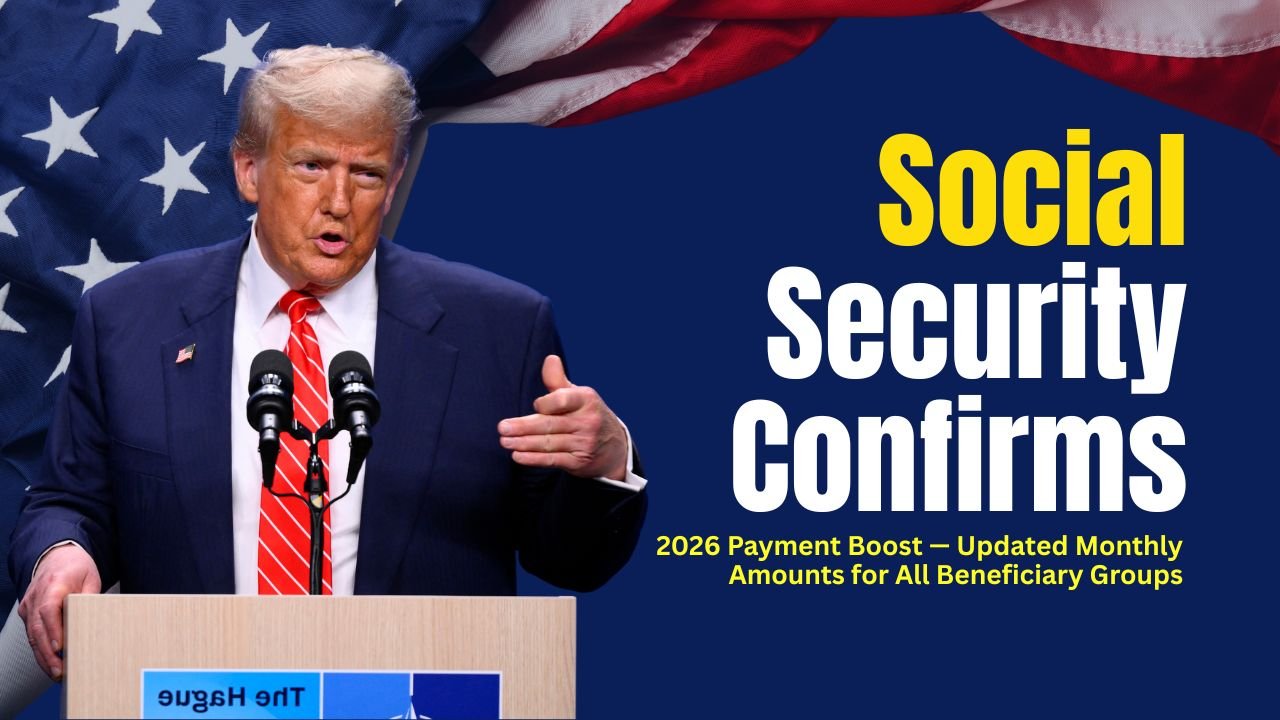 Social Security Confirms 2026 Payment Boost — Updated Monthly Amounts for All Beneficiary Groups